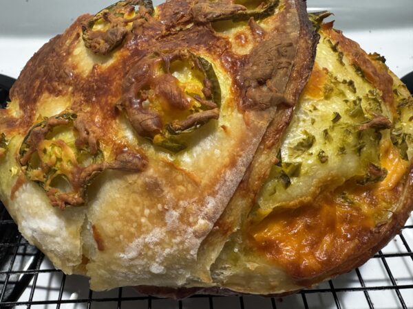 Jalapeno and Cheese Sourdough Loaf