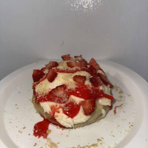 Strawberry Shortcake Cinnamon Roll