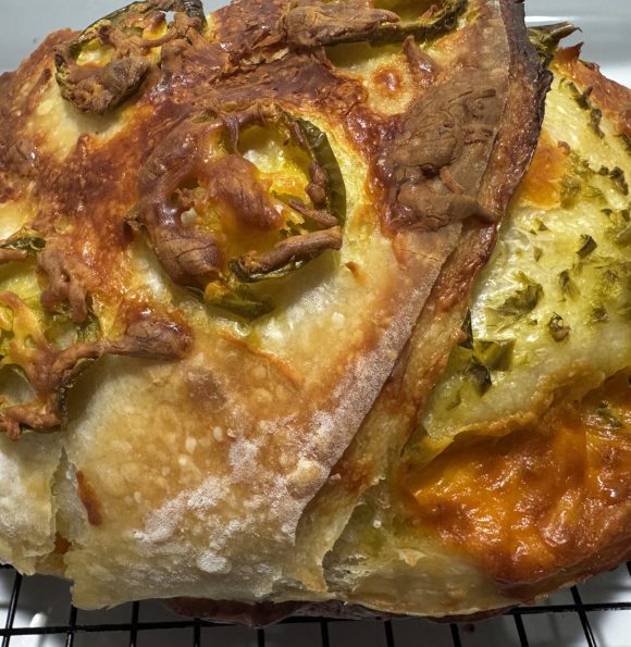 Jalapeno and Cheese Sourdough Loaf